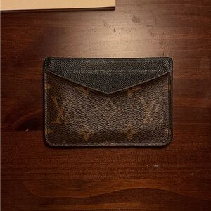 Louis Vuitton Brown and Black Monogram Card Holder